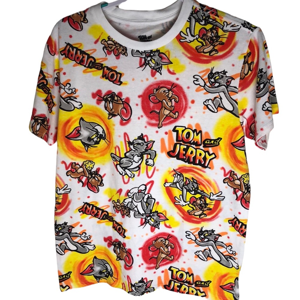 Tom and Jerry All Over Print Tee Size L